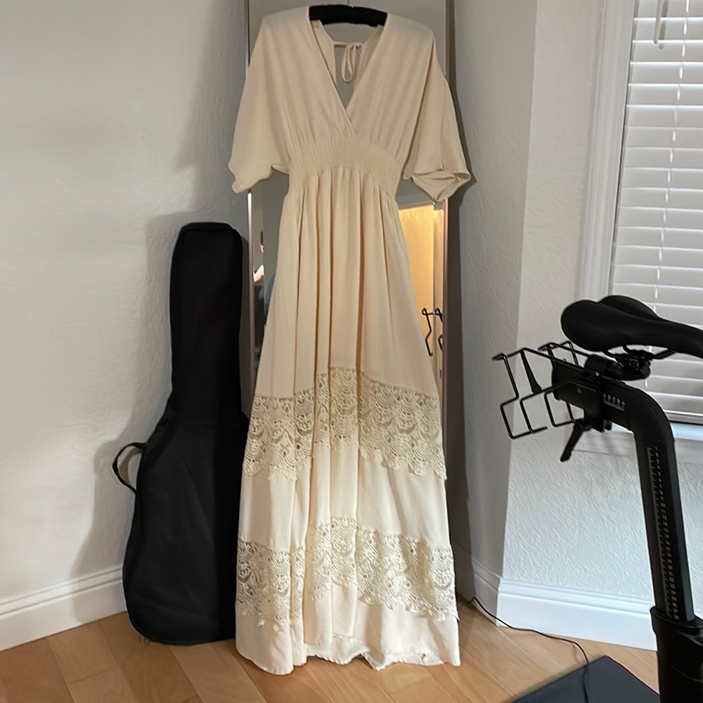 Baltic born Vera maxi Dress in natural